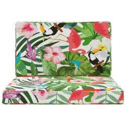 Coussin de canapé d'extérieur 2 pcs coloré Polyester 531371531371
