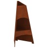 Braise Marron 50 x 50 x 95 cm Acier patiné 531376531376