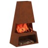 Braise Marron 60 x 35 x 100 cm Acier patiné 531384531384