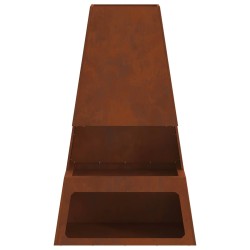 Braise Marron 60 x 35 x 100 cm Acier patiné 531384531384