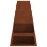Braise Marron 60 x 35 x 100 cm Acier patiné 531384531384