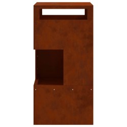 Braise Marron 50 x 50 x 100 cm Acier patiné 531388531388