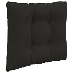 Coussin de canapé d'extérieur 3 pcs Noir Polyester 531389531389