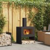 Braise Noir 60 x 40 x 96 cm Acier 531390531390