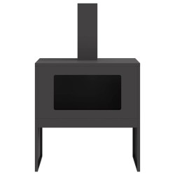 Braise Noir 60 x 40 x 96 cm Acier 531390531390