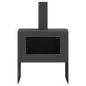 Braise Noir 60 x 40 x 96 cm Acier 531390531390