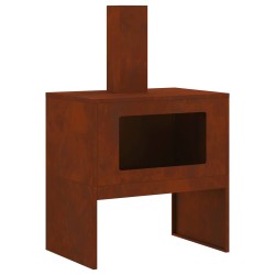 Braise Marron 60 x 40 x 96 cm Acier patiné 531391531391