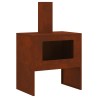 Braise Marron 60 x 40 x 96 cm Acier patiné 531391531391