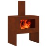 Braise Marron 60 x 40 x 96 cm Acier patiné 531391531391
