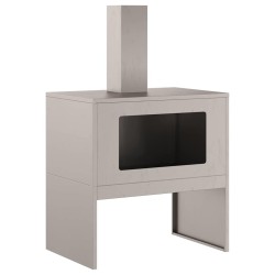 Braise Marron 60 x 40 x 96 cm Acier patiné 531391531391