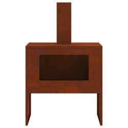 Braise Marron 60 x 40 x 96 cm Acier patiné 531391531391