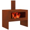 Braise Marron 80 x 50 x 96 cm Acier patiné 531393531393