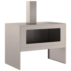 Braise Marron 80 x 50 x 96 cm Acier patiné 531393531393
