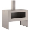 Braise Marron 80 x 50 x 96 cm Acier patiné 531393531393