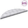 Nez de marche 15 pcs Argenté 60 x 18 x 2,5 cm Aluminium 531397531397