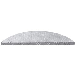 Nez de marche 15 pcs Argenté 60 x 18 x 2,5 cm Aluminium 531397531397