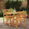 Chaise de jardin 2 pcs 56 x 56 x 90 cm Bois d'Acacia Massif 531400531400