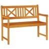 Banc de jardin Marron 110 x 56 x 90 cm Bois d'Acacia Massif 531401531401