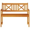 Banc de jardin Marron 110 x 56 x 90 cm Bois d'Acacia Massif 531401531401