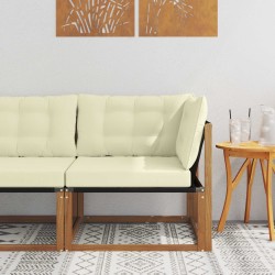 Canapé d'angle extérieur Bois d'Acacia Massif Naturel 531406531406