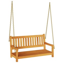 Banc Balançoire Marron 110 x 56 x 58.5 cm Bois d'Acacia Massif 531407531407