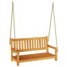 Banc Balançoire Marron 110 x 56 x 58.5 cm Bois d'Acacia Massif 531407531407