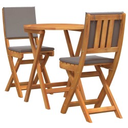Ensemble bistrot 3 pcs Huile Naturelle Bois d'Acacia Massif 531408531408