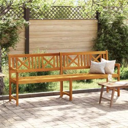 Banc de jardin Marron 220 x 56 x 90 cm Bois d'Acacia Massif 531413531413