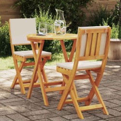 Ensemble bistrot 3 pcs Huile Naturelle Bois d'Acacia Massif 531414531414
