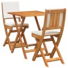 Ensemble bistrot 3 pcs Huile Naturelle Bois d'Acacia Massif 531416531416