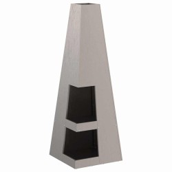 Braise Marron 35 x 35 x 100 cm Acier Corten 531420531420