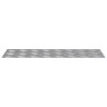 Nez de marche Rectangulaire 2 pcs Argenté 60 x 20 cm Aluminium 531421531421