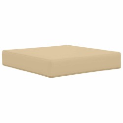 Coussin de canapé d'extérieur 3 pcs Beige Polyester 531422531422