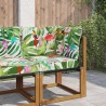 Coussin de canapé d'extérieur 3 pcs coloré Polyester 531423531423
