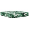 Coussin de canapé d'extérieur 3 pcs Motif feuille Polyester 531424531424