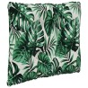 Coussin de canapé d'extérieur 3 pcs Motif feuille Polyester 531424531424