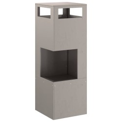Braise Marron 35 x 35 x 100 cm Acier patiné 531427531427