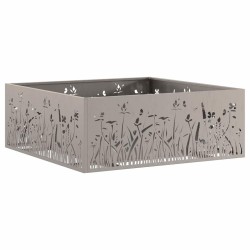 Foyer de cheminée Marron 80 x 80 x 30 cm Acier patiné 531430531430