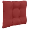 Coussin de canapé d'extérieur 3 pcs Bordeaux Polyester 531431531431