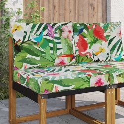 Coussin de canapé d'extérieur 2 pcs coloré Polyester 531433531433