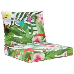Coussin de canapé d'extérieur 2 pcs coloré Polyester 531433531433