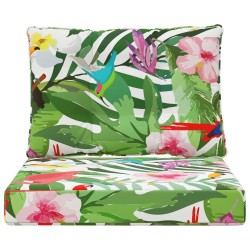 Coussin de canapé d'extérieur 2 pcs coloré Polyester 531433531433