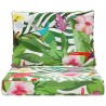 Coussin de canapé d'extérieur 2 pcs coloré Polyester 531433531433