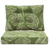 Coussin de canapé d'extérieur 2 pcs Modèle feuille Polyester 531436531436