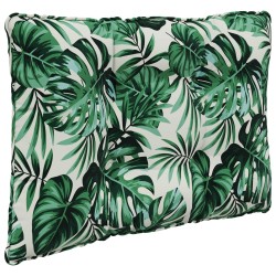 Coussin de canapé d'extérieur 2 pcs Motif feuille Polyester 531437531437