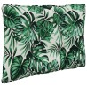Coussin de canapé d'extérieur 2 pcs Motif feuille Polyester 531437531437