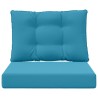 Coussin de canapé d'extérieur 2 pcs Bleu royal Polyester 531439531439