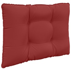 Coussin de canapé d'extérieur 2 pcs Bordeaux Polyester 531440531440