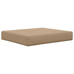 Coussin de canapé d'extérieur 2 pcs Taupe Polyester 531441531441