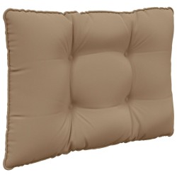 Coussin de canapé d'extérieur 2 pcs Taupe Polyester 531441531441